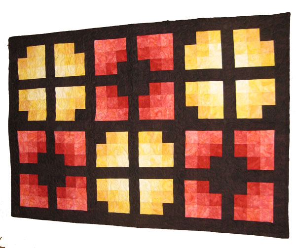 Batik Cascade sample piece