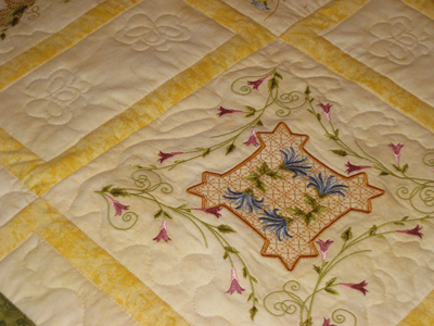close up so the quilting shows