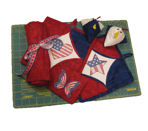 Samples for Red White and Blue Day